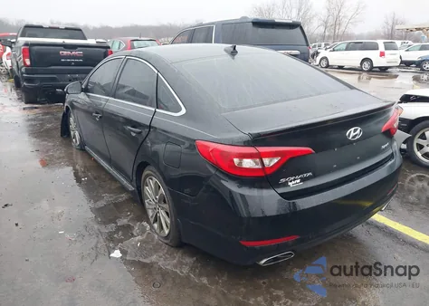 2017 Hyundai Sonata Sport z USA, uszkodzony, nr VIN 5NPE34AF1HH478742